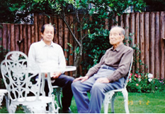 吉川会長 龍居副会長 吉田氏(茶室) 斉藤氏